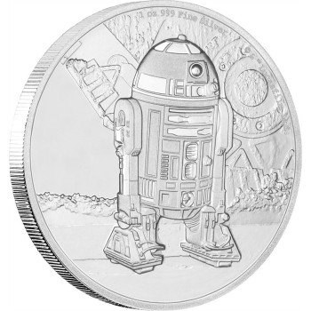 Star Wars Classic 1 Oz Silver Coin R2-D2